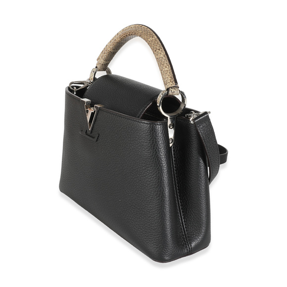 Louis Vuitton Black Taurillon Python Capucines BB - Picture 4 of 7